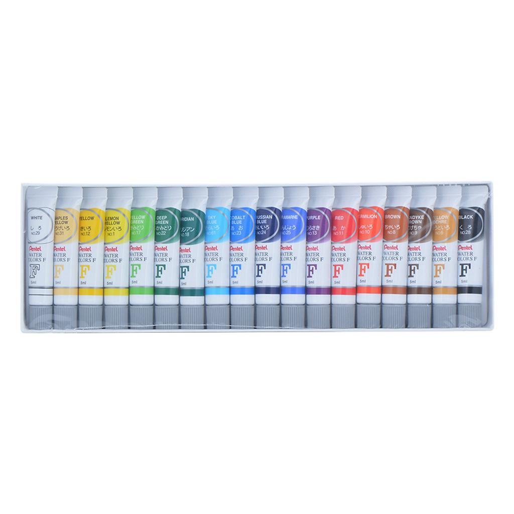 [Mã LIFEBOOK1 giảm 30K đơn 150K] Màu Nước Pentel WFRS-18 (18 Màu) - Dạng Tuýp 5ml