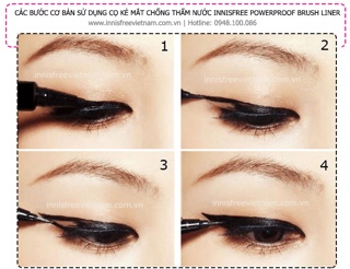 Bút kẻ mắt Innisfree Powerproof Brush Liner