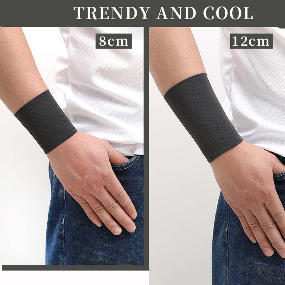 LILYES Vỏ Bọc Bảo Vệ Cổ Tay Bằng Lụa Lạnh Co Giãn Tiện Dụng Cho Nam Và Nữ