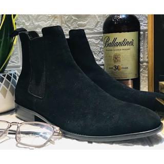 [FREESHIP+ TẶNG LÓT TĂNG CHIỀU CAO] CHELSEA BOOTS PLUS 2019 DA LỘN ĐEN