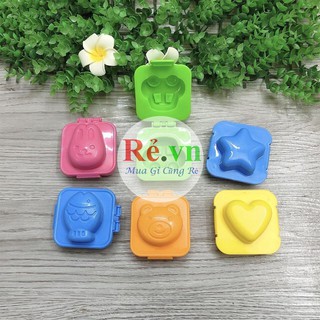 Set 6 khuôn cơm Bento tạo hình dễ thương giúp bé ăn ngon miệng