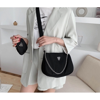 TÚI ĐEO CHÉO NỮ VẢI DÙ TẶNG KÈM VÍ