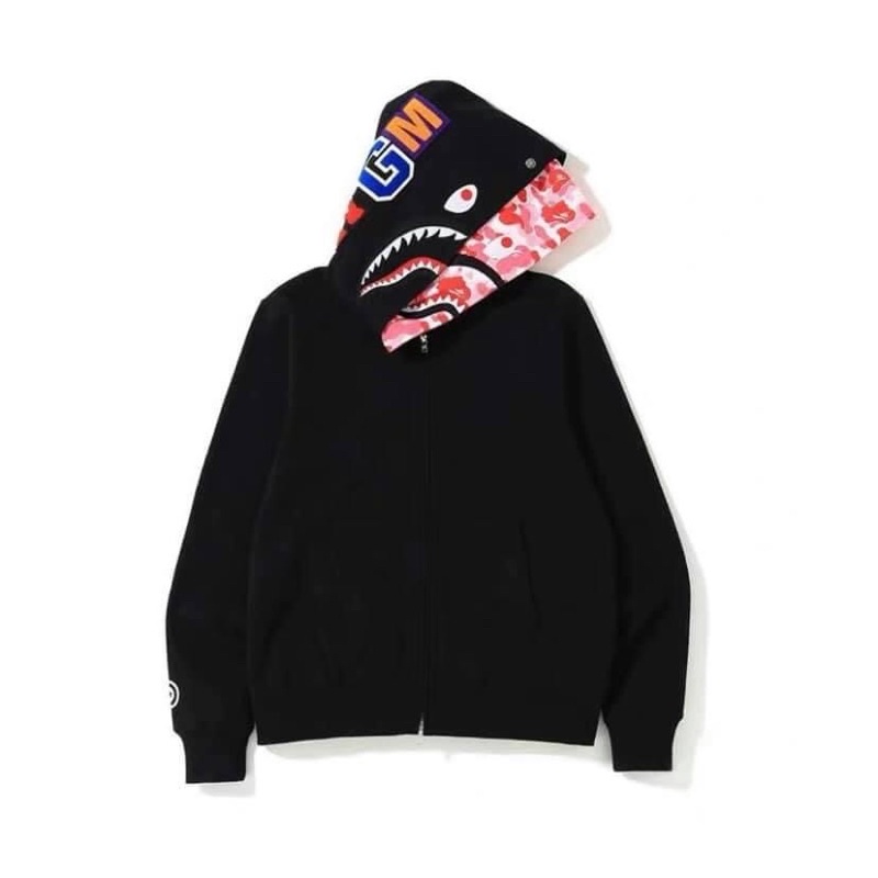 ÁO KHOÁC BAPE 2 MŨ 2 KHOÁ