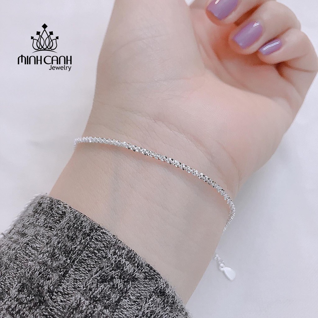 Lắc Tay Bạc Dây Tròn Xoắn Dây Xù - Minh Canh Jewelry