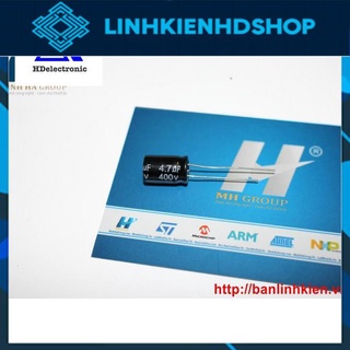 Tụ hóa 4.7uf 400v 8x12mm