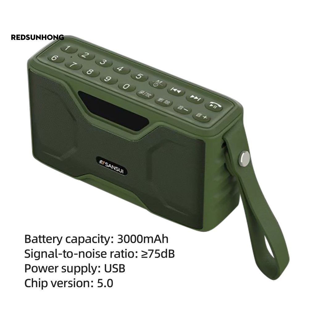 Hộp Âm Thanh Bluetooth 5.0 Không Dây Sạc Lại Được Tương Thích Với Cuộc Gọi