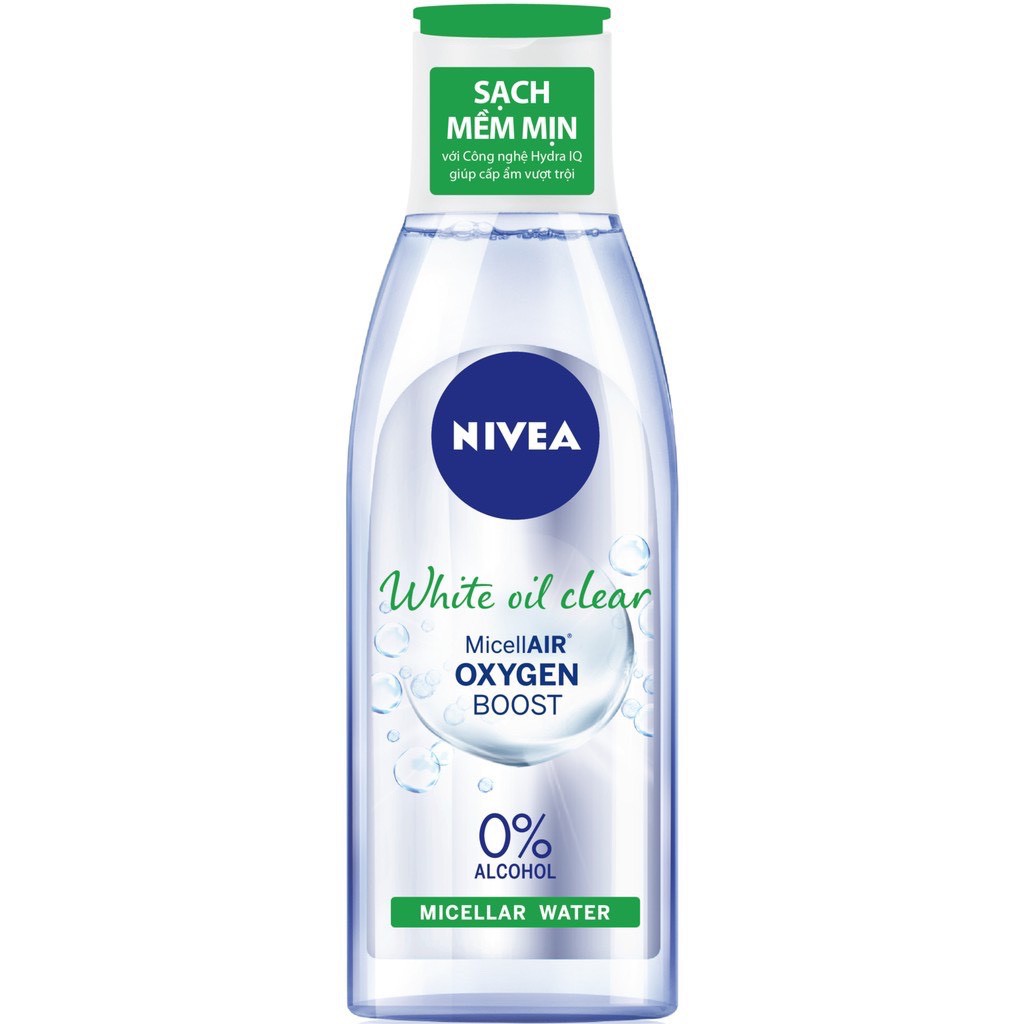 Nước tẩy trang NIVEA kiểm soát nhờn White Oil Clear Micellar Water (200ml)