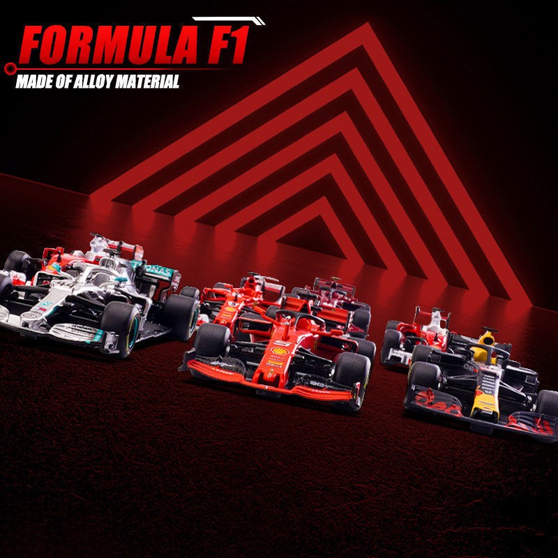 Bimgo Red Bull đua F1 Đua xe Ferrari Mô hình xe đua Mercedes-Benz Đồ trang trí bộ sưu tập xe đua Công thức một