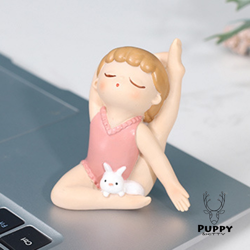 Chú Thỏ Hoạt Hình Tập Yoga Ngộ Nghĩnh Đáng Yêu