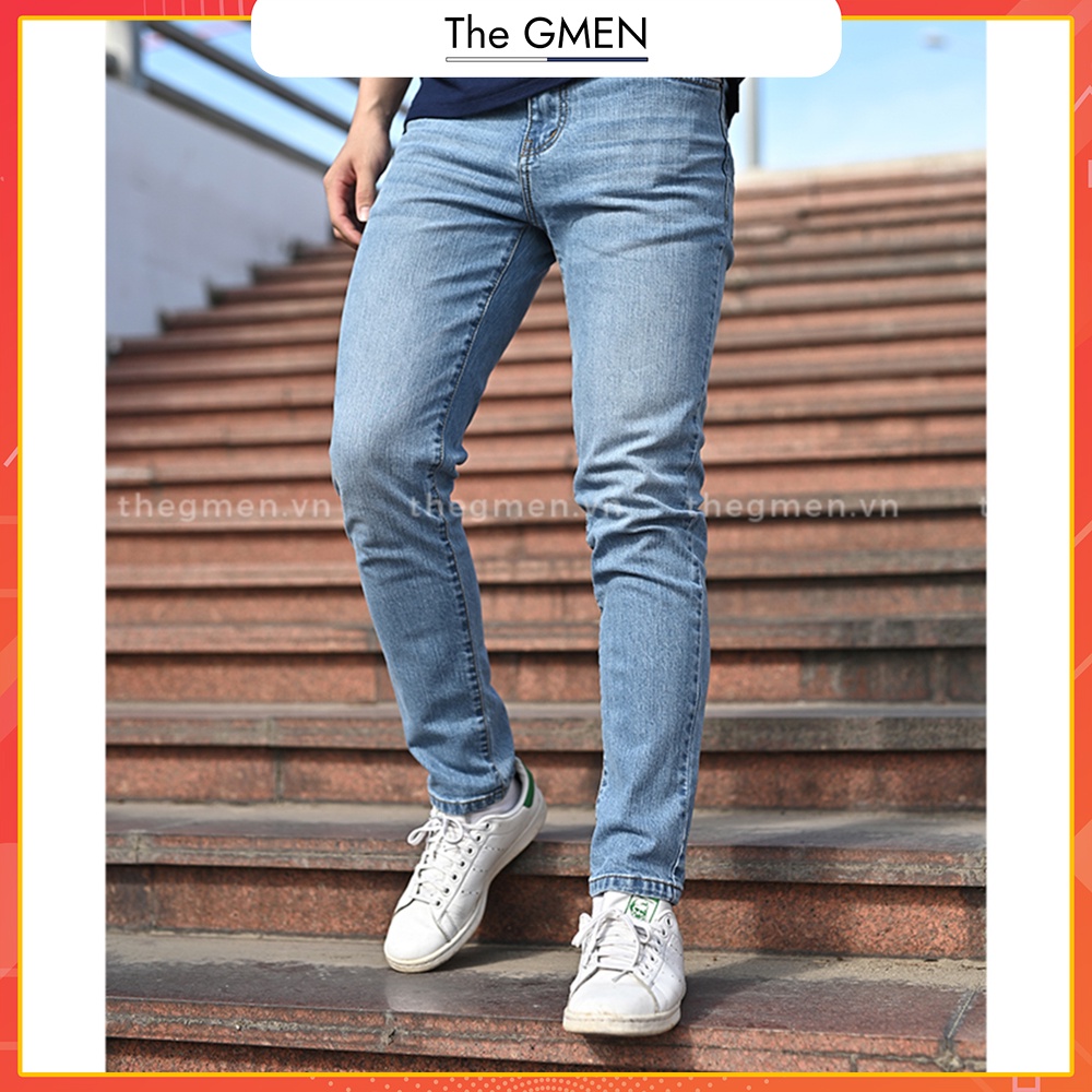 Quần Jeans nam The GMEN Slimfit 90's form dáng ôm, chất liệu co giãn thoải mái, giá tốt