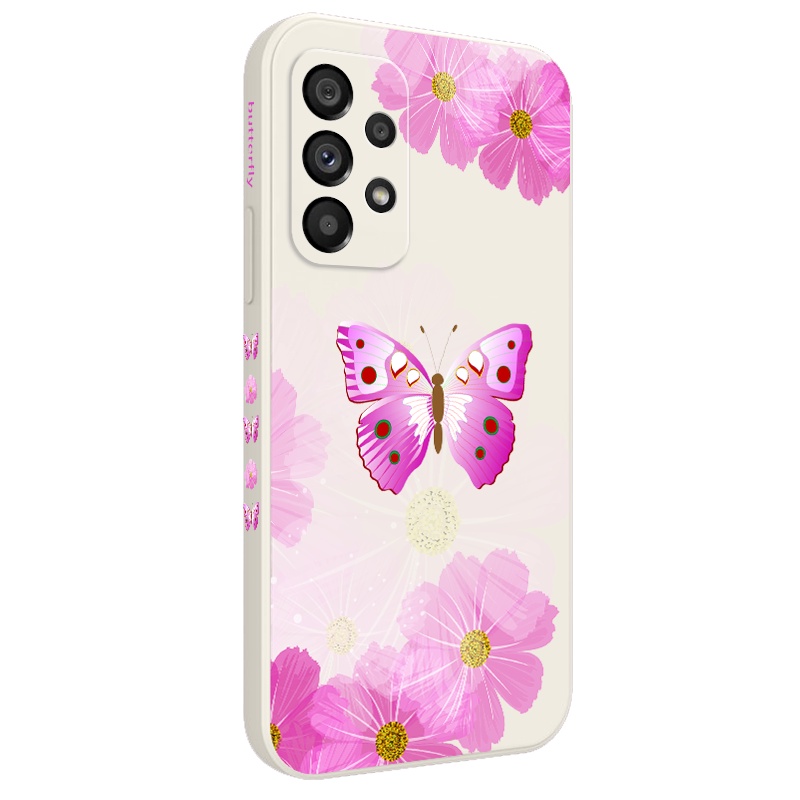 Ốp Lưng Silicone HìNh Con BướM Cho Samsung Galaxy A73 A53 A33 A23 5G