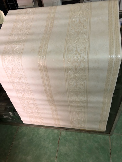 Thanh lý dọn kho giấy dán tường khổ 53cm*10 mét dán keo sữa hoa văn in lụa nổi vân sang trọng | BigBuy360 - bigbuy360.vn
