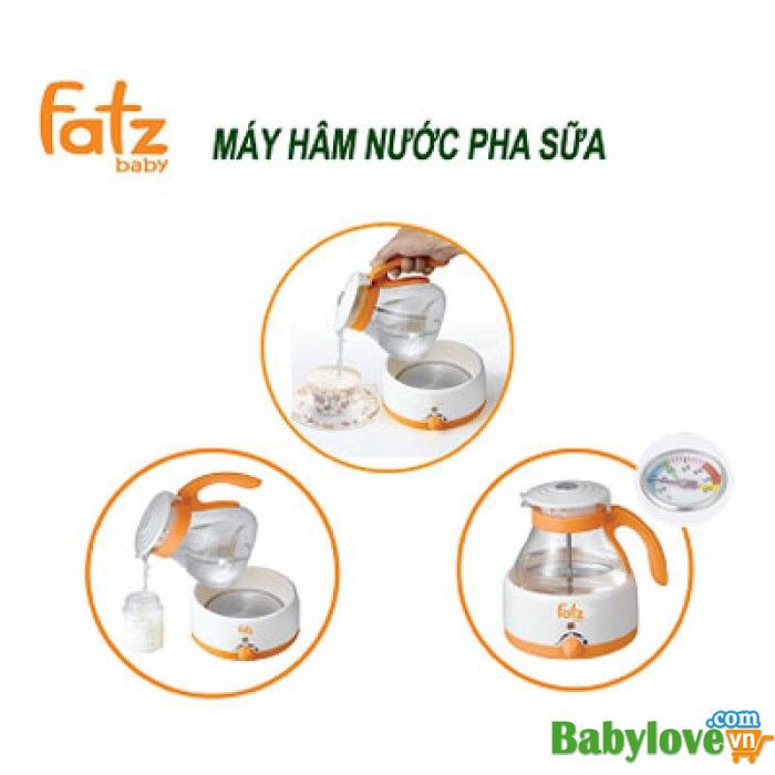 Máy hâm nước pha sữa có nhiệt kế Fatzbaby FB3005SL