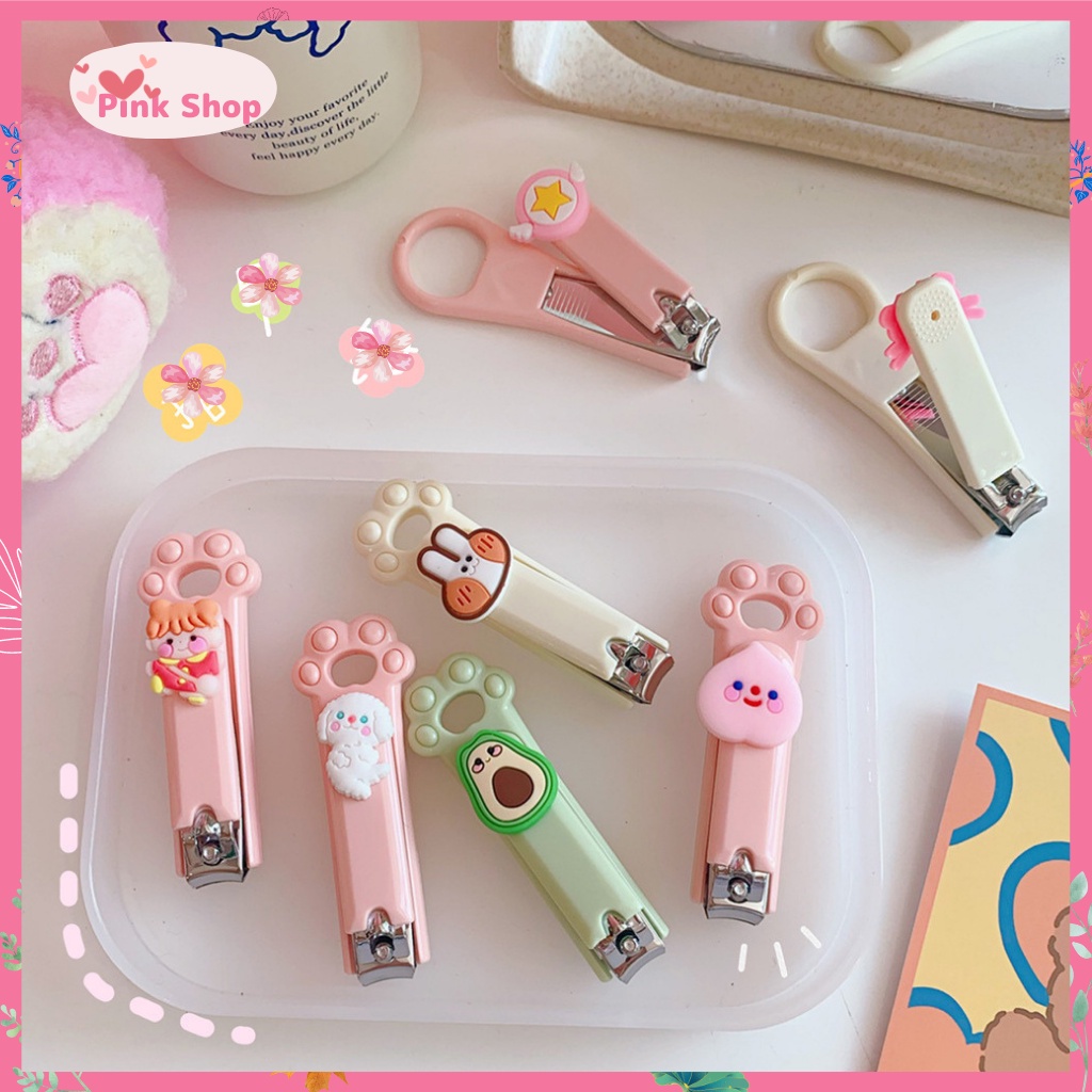 Đồ bấm móng tay, Bấm móng cute Pinkshop hình ngộ nghĩnh nhỏ gọn
