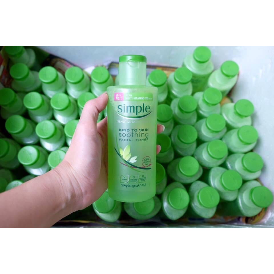 Nước hoa hồng Simple Kind to Skin Soothing Facial Toner | BigBuy360 - bigbuy360.vn