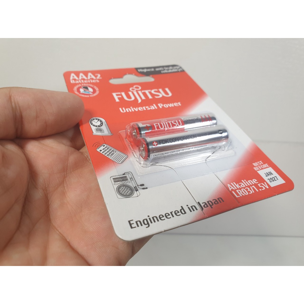 Pin Fujitsu Alkaline AA / AAA Vỉ 2 Viên (LR03/1.5V, LR6/1.5V), chính hãng - Điện gia dụng Hoàng Kim