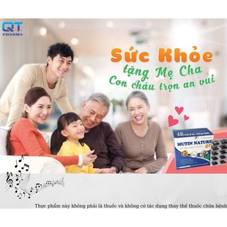 Mutin Nature QTPharma Việt Nam giúp tăng cường để kháng, duy trì cơ thẻ khỏe mạnh, dẻo dai, hạn chế bệnh tật