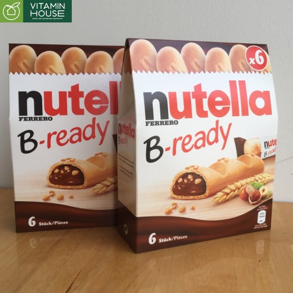 Bánh Mì Nhân Socola Nutella B-ready Đức 100g [Vitamin House]