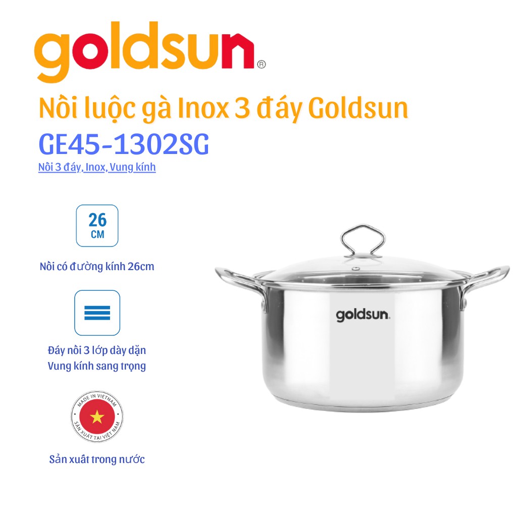 Nồi Inox Goldsun GE45 1302SG