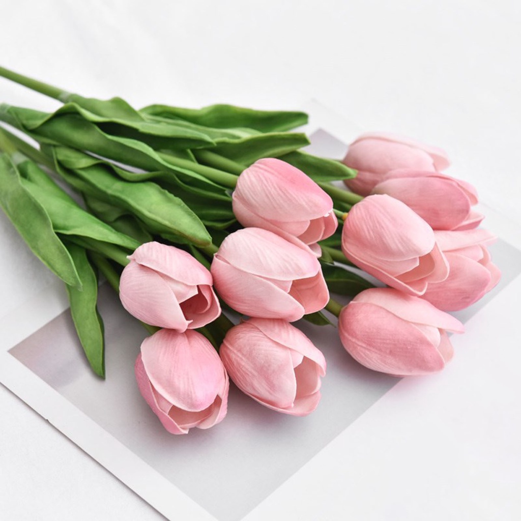 Set 5 Hoa Tulip Giả Dùng Để Trang Trí