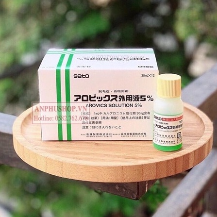 Tinh chất mọc tóc thảo dược Sato Arovics 30ml kiểm soát Rụng Tóc, Thưa tóc, Hói Đầu  - Sản phẩm chính hãng Nhật Bản