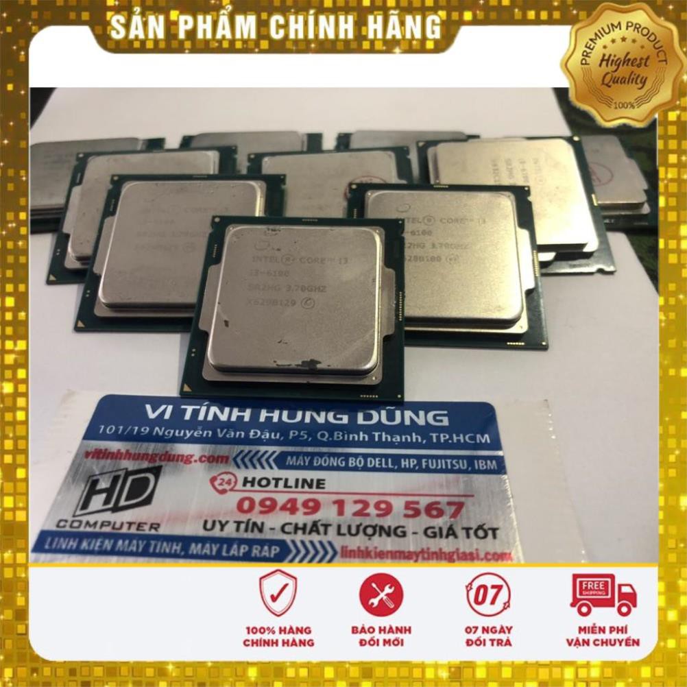 siêu sale_ Chip CPU core i3 6098P / i3 6100 / i3 7100/ i3 7350K socket 1151 thế hệ 7 chạy main h110