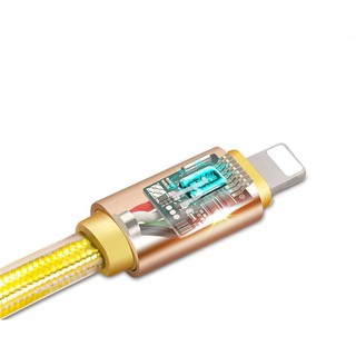 Cáp Lightning Hoco UPL12 3 đầu lightning+Micro+Type-c có đèn Led