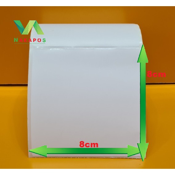 Giấy In Nhiệt 80x80 mm Tem Vận Chuyển 80*80 Dán Được 8*8giấy in đơn GHN Decal in đơn Giao hàng nhanh 8x8