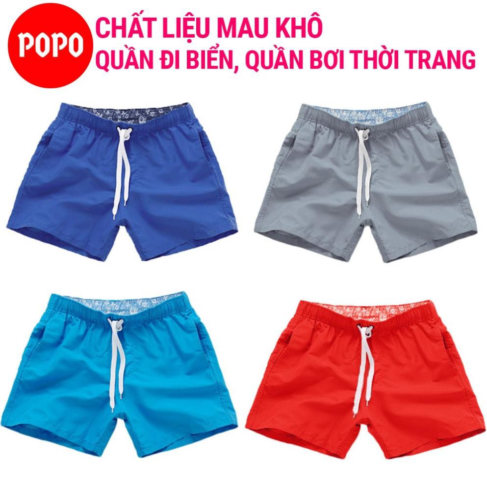 Quần bơi nam Short thể thao nam đi biển POPO ST1 quần bơi đi biển tắm biển đồ bơi nam mau khô, thoáng khí ་ ss