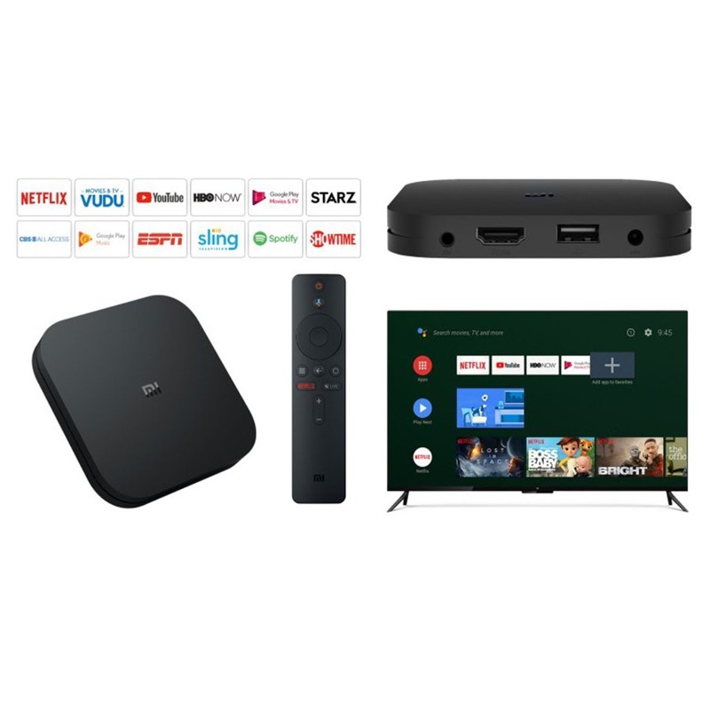 Xiaomi MiBox S 4K Android TV Global Quốc Tế Chính Hãng