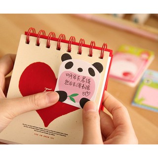 Giấy note hoạ tiết động vật dễ thương