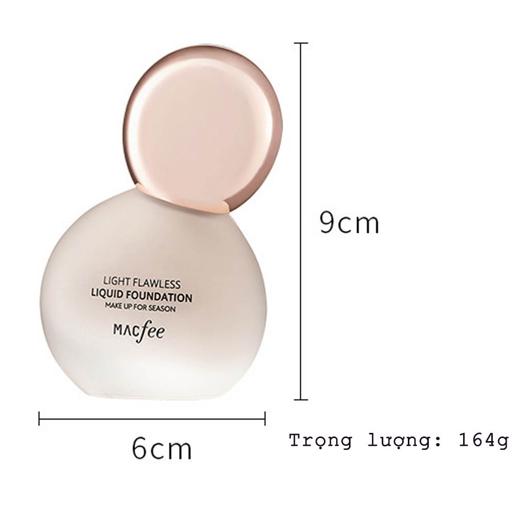 Kem Nền Che Khuyết Điểm 💖FREESHIP💖 Kem Nền Dạng Lỏng Che Khuyết Điểm MACFEE Giữ Ẩm Và Kiểm Soát Dầu 30ML | BigBuy360 - bigbuy360.vn