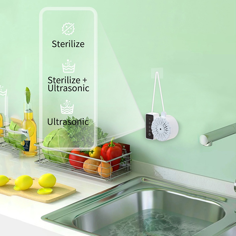 Máy Giặt Rau Củ Quả Bằng Sóng Siêu Âm Giúp Khử Trùng Đa Năng