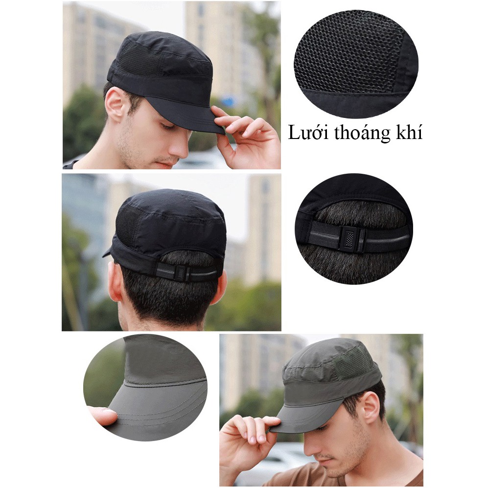 Nón lưỡi trai Jeep thời trang phong cách Hàn Quốc- có lưới sau