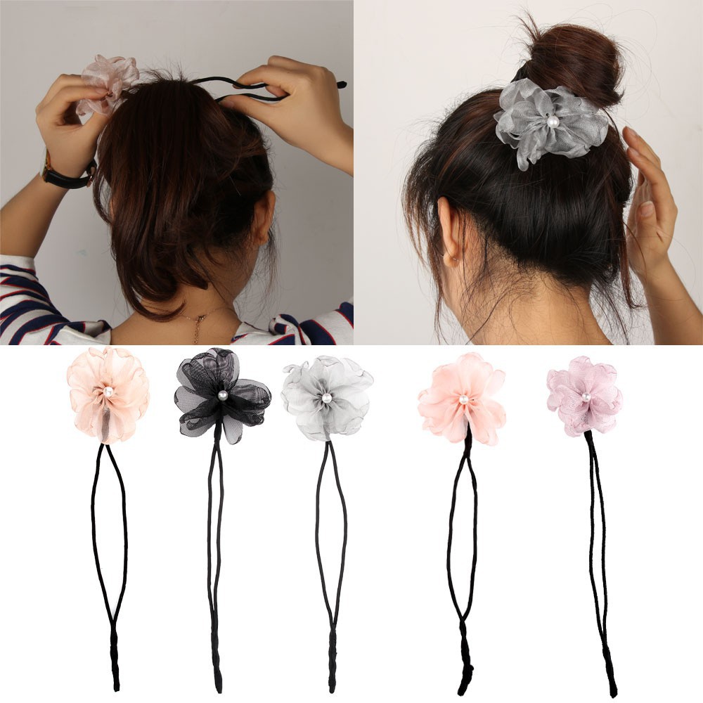Dụng cụ tạo búi tóc thời trang hình hoa xinh xắn