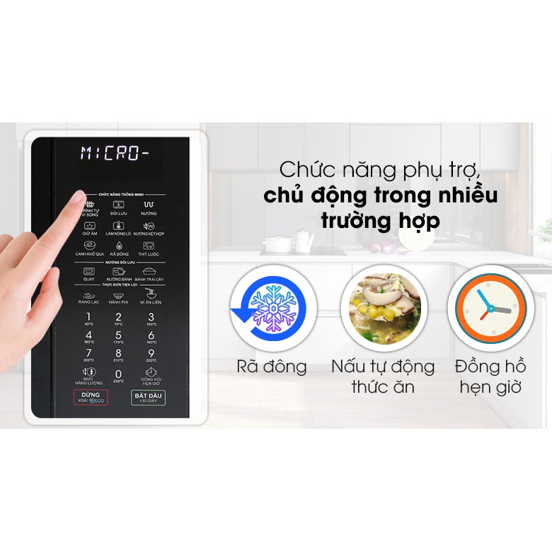 [Miễn Phí Vận Chuyển] Lò Vi Sóng Dòng Nướng Đối Lưu Cao Cấp SHARP R-C932XVN-BST (32 Lít) - Hàng chính hãng