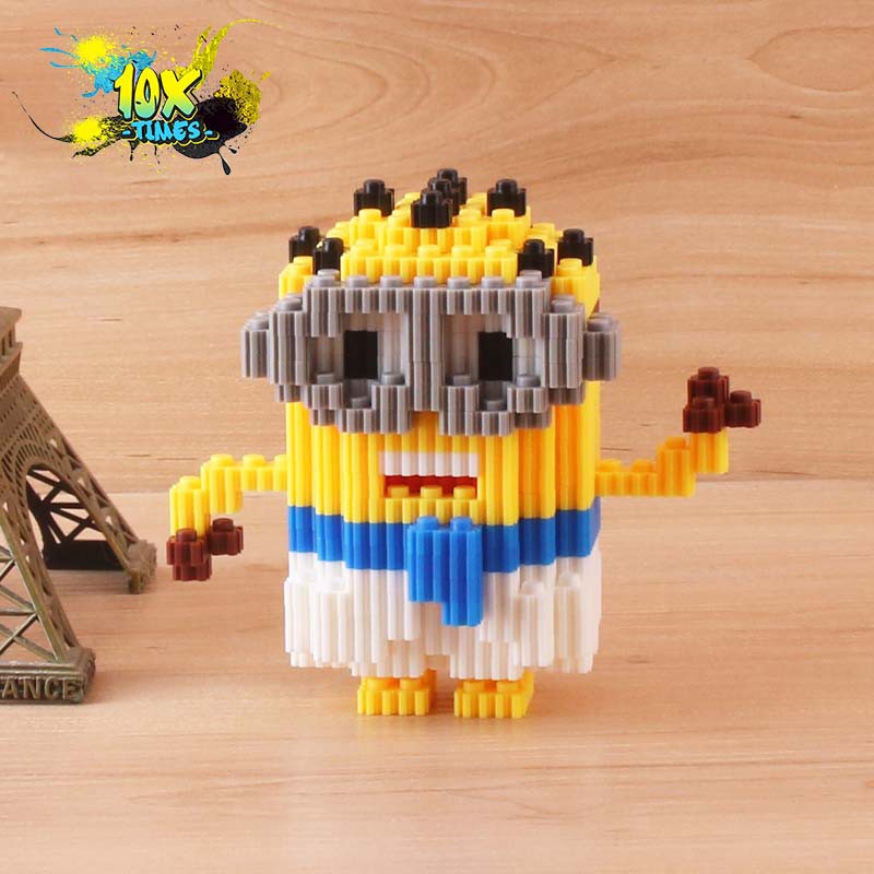 mô hình lắp ráp 3d Minions dễ thương (cute) kẻ cắp mặt trăng qùa tặng sinh nhật trẻ em bạn trai bạn gái 10xtimes