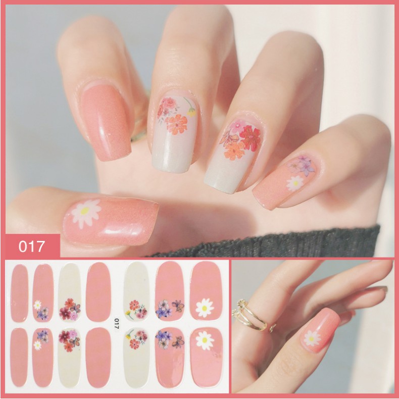 Nail sticker dán móng tay siêu kute, 3D chống nước thời trang chất lượng cao (75)