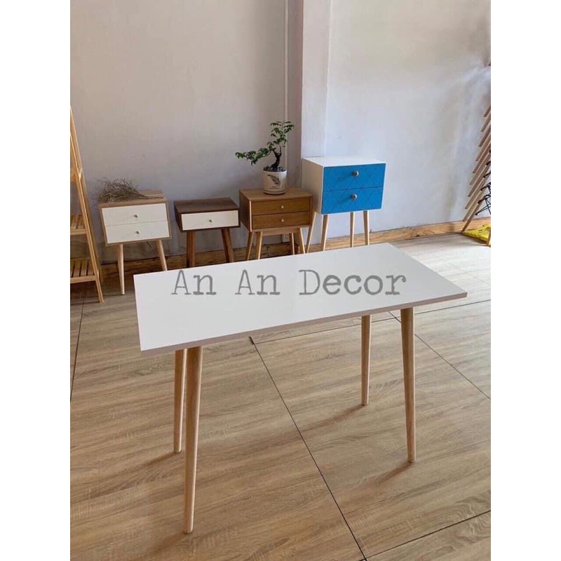 BÀN LÀM VIỆC / BÀN HỌC (không kèm ghế ), chân gỗ cao su tự nhiên , mặt phủ chống trầy , Sản Phẩm của Nội Thất An An | BigBuy360 - bigbuy360.vn