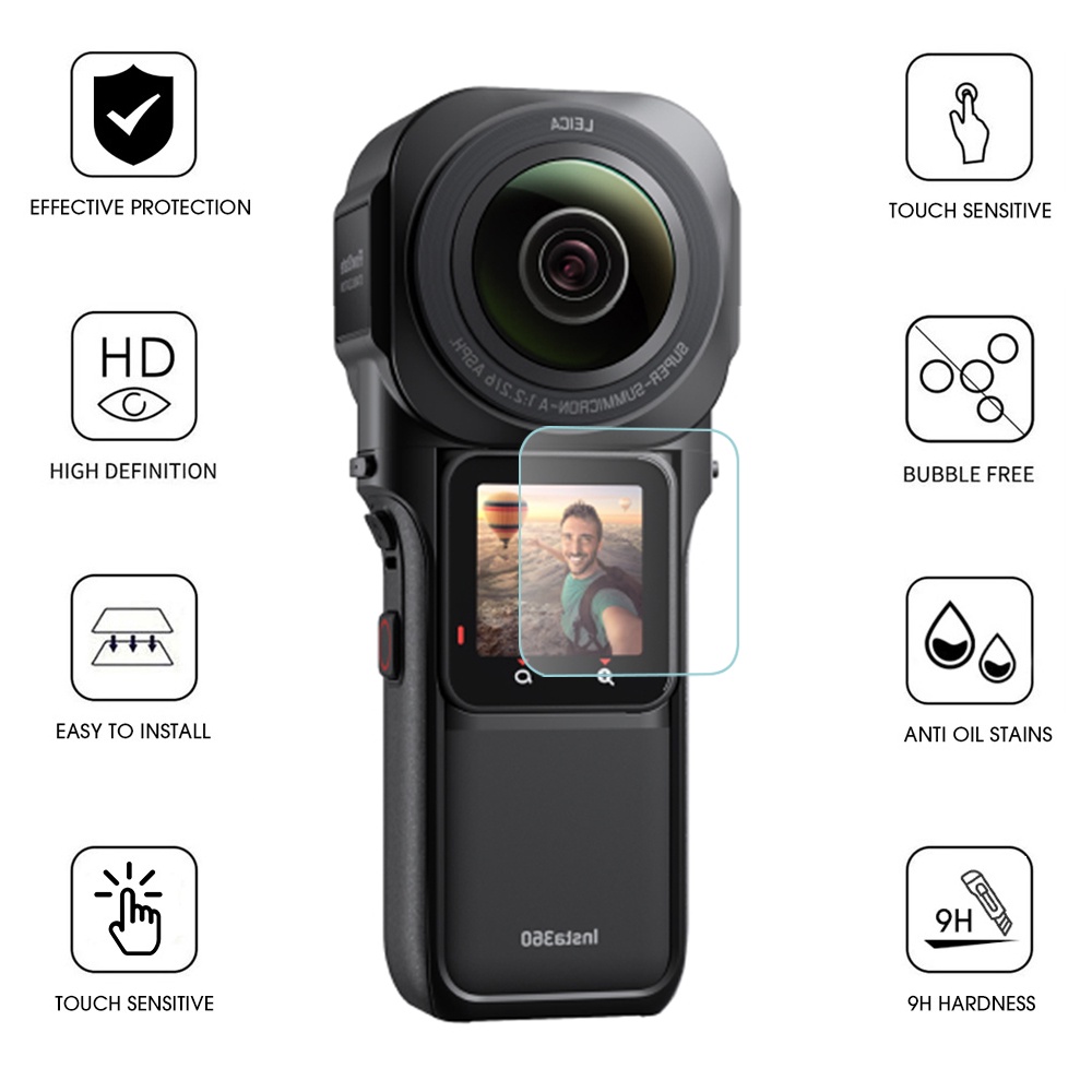 Miếng Dán Bảo Vệ Màn Hình LCD 360 Độ Cho Insta360 ONE RS 1-Inch / Insta360 ONE RS