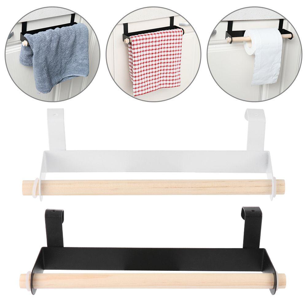 KUNHEV Giá Đỡ Khăn Treo Tường Bằng Gỗ Dành Cho Nhà Bếp