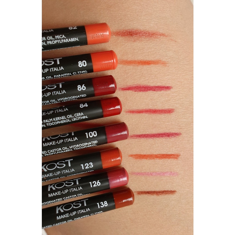 Chì kẻ môi Kost - Full Color Lip Pencil - KOST Make-up Italia