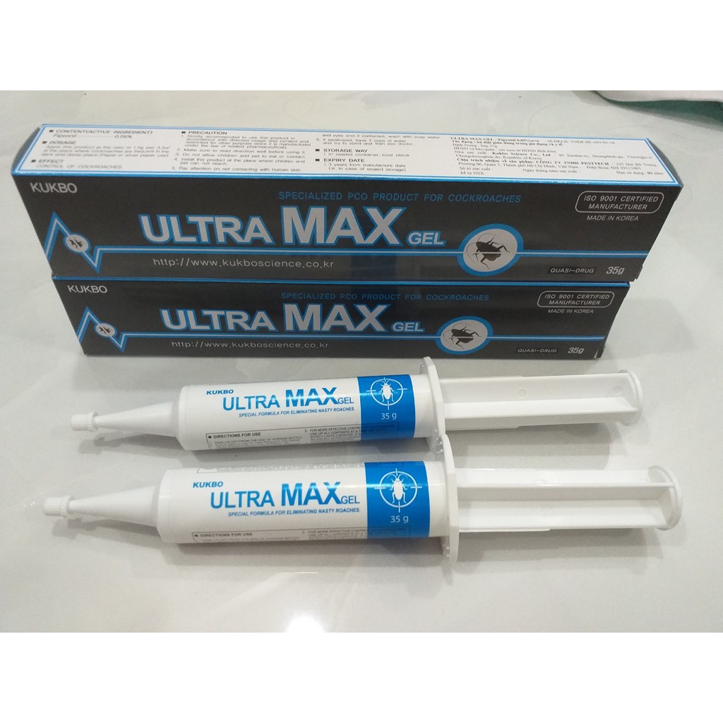 Tuýp gel diệt gián đức hữu hiệu Ultra Max chính hãng Hàn Quốc