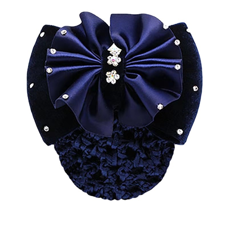 Kẹp Tóc Hình Bông Hoa Phối Lưới Phong Cách Đồng Phục Nhân Viên Văn Phòng