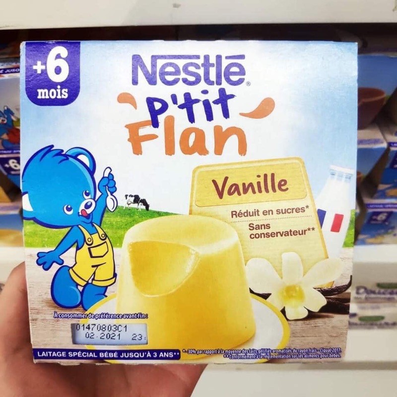 Bánh Flan Nestle Dành Cho Bé Từ 6M+ 2021