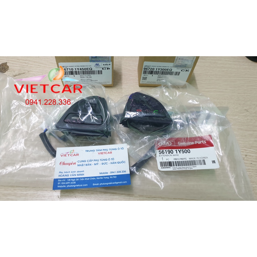 Phím,công tắc, khiển vô lăng Kia Morning 2012-2015