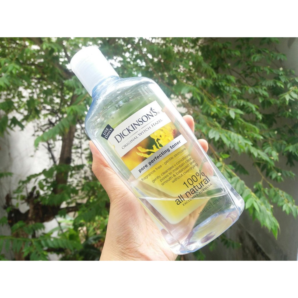 Nước Hoa Hồng Se Khít Lỗ Chân Lông, Giảm Mụn Dickinson's Original Witch Hazel Pore Perfecting Toner 473ml