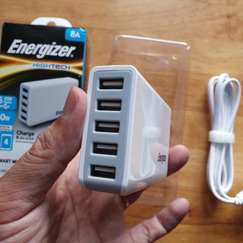 Củ Sạc Energizer 5USB =  8A - 40W