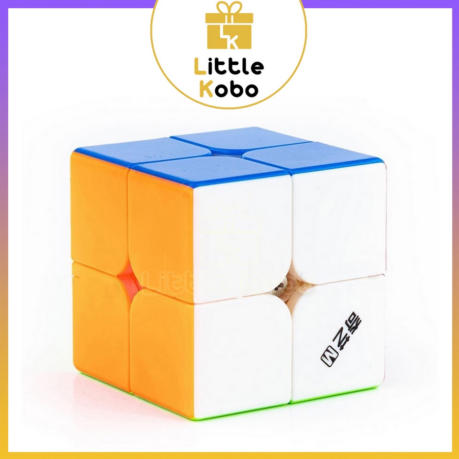 Rubik 2x2 Nam Châm QiYi MS Magnetic Stickerless Rubic 2 Tầng Đồ Chơi Trí Tuệ