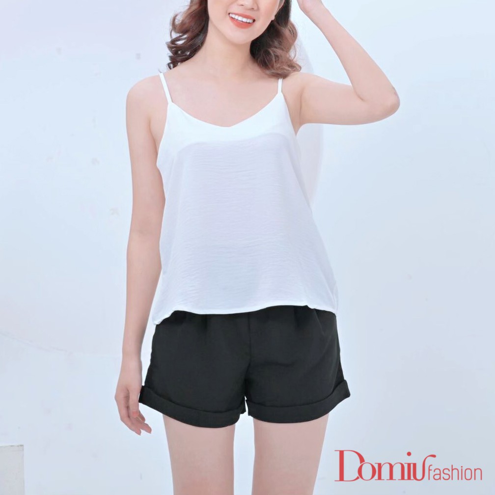 Áo 2 dây nữ DOMIDU đũi lụa full màu siêu hot form rộng | BigBuy360 - bigbuy360.vn
